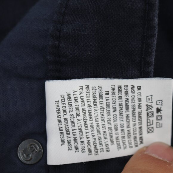 Todd Snyder Pants Mens 38 L27 Slim Fit 5 Pocket Cotton Linen Flat Front Blue - Picture 13 of 13